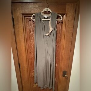 Acne Black and White Maxi Dress